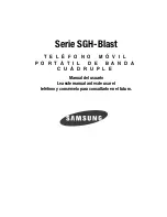 Preview for 1 page of Samsung SGH T729 SGH-Blast Series Manual Del Usuario