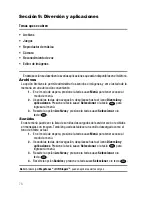 Preview for 76 page of Samsung SGH T729 SGH-Blast Series Manual Del Usuario