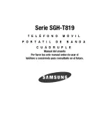 Samsung SGH T819 - Cell Phone 30 MB Manual Del Usuario preview