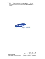 Preview for 1 page of Samsung SGH-X460 Manual