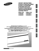 Samsung SH09AI8VD Owner'S Instructions Manual preview