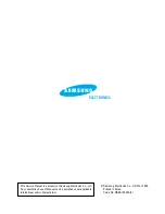 Предварительный просмотр 30 страницы Samsung SH09AWH Service Manual