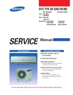 Samsung SH18BW6 Series Service Manual preview