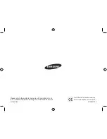 Предварительный просмотр 30 страницы Samsung SL310W - Genuine Digital Camera SL420 Quick Start Manual