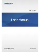 Preview for 1 page of Samsung SM-G390F Manual