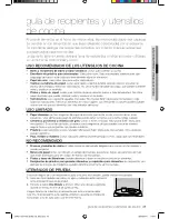 Предварительный просмотр 49 страницы Samsung SMK9175ST Manual Del Usuario