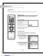 Preview for 36 page of Samsung SP-46L3HR Owner'S Instructions Manual