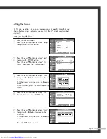 Preview for 39 page of Samsung SP-46L3HR Owner'S Instructions Manual