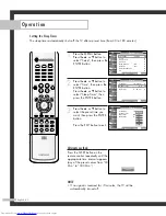 Preview for 40 page of Samsung SP-46L3HR Owner'S Instructions Manual