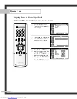 Preview for 42 page of Samsung SP-46L3HR Owner'S Instructions Manual