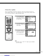 Preview for 49 page of Samsung SP-46L3HR Owner'S Instructions Manual