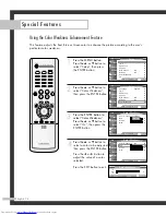 Preview for 74 page of Samsung SP-46L3HR Owner'S Instructions Manual