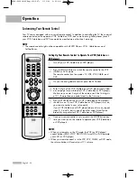 Предварительный просмотр 32 страницы Samsung SP42L6HN Owner'S Instructions Manual