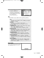 Preview for 87 page of Samsung SP42L6HN Owner'S Instructions Manual