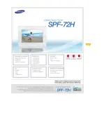 Samsung SPF-72H Manual Del Usuario preview