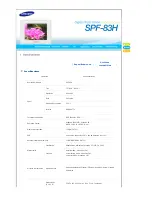 Preview for 22 page of Samsung SPF-83H Manual