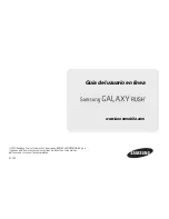 Samsung SPH-M830 Guía Del Usuario preview