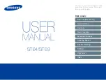 Предварительный просмотр 1 страницы Samsung ST64 User Manual