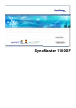 Samsung SyncMaster 1100 DF Manual Del Usuario preview