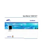 Samsung SyncMaster 152 B Manual Del Usuario preview