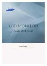 Samsung SyncMaster 206BW Quick Start Manual preview
