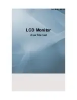 Samsung SyncMaster 2263UW User Manual preview