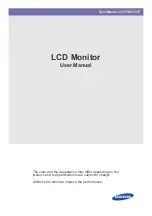 Samsung SyncMaster 2333T User Manual preview