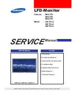 Samsung SyncMaster 320TSn-2 Service Manual preview