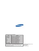 Preview for 3 page of Samsung SyncMaster 320TSn-2 Service Manual