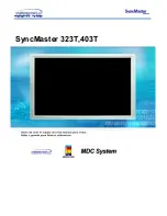 Samsung SyncMaster 323T Manual Del Usuario preview