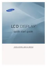 Samsung SyncMaster 400CX-2 Quick Start Manual preview