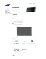 Preview for 2 page of Samsung SyncMaster 570DXn Quick Start Manual