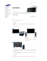 Preview for 10 page of Samsung SyncMaster 570DXn Quick Start Manual