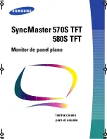 Samsung SyncMaster 570S TFT Instrucciones  Para El Usuario preview