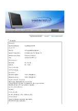 Preview for 83 page of Samsung SyncMaster 710 TM Manual Del Usuario