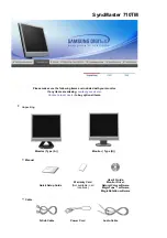 Preview for 10 page of Samsung SyncMaster 710 TM Owner'S Manual