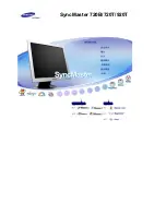 Samsung SyncMaster 720B User Manual preview