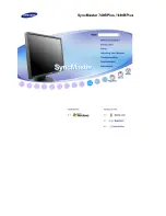 Samsung SyncMaster 740B Plus Manual preview