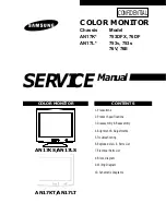 Samsung SyncMaster 753 DFX Service Manual preview