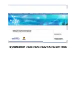 Samsung SyncMaster 753DF Manual Del Usuario preview