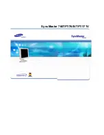 Samsung SyncMaster 760 TFT Manual Del Usuario preview