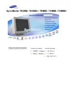 Samsung SyncMaster 794MB Manual Del Usuario preview