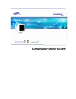 Samsung SyncMaster 900NF Manual Del Usuario preview