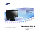 Samsung SyncMaster 920LM Manual Del Usuario preview