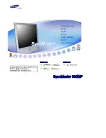 Samsung SyncMaster 930MP User Manual preview