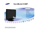Samsung SyncMaster 932BF Manual Del Usuario preview
