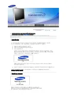 Preview for 36 page of Samsung SYNCMASTER 932MP User Manual