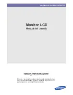 Samsung SyncMaster BX2035 Manual Del Usuario preview