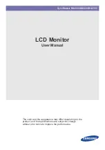 Samsung SyncMaster BX2035 User Manual preview