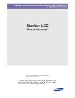 Samsung SyncMaster BX2050 Manual Del Usuario preview